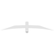 Ekena Millwork Bellingham Architectural Grade PVC Gable Bracket, 72"W x 12"H x 2"D x 4"F, 4/12 Pitch GBP072X12X0204BEL00 - alternate 2